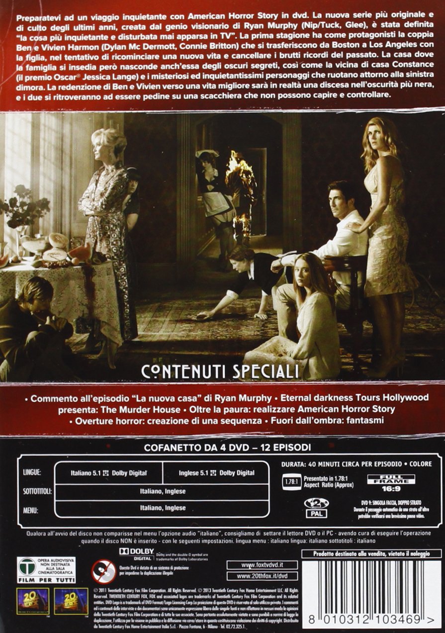 American Horror Stg.1 (Box 4 Dvd) e-collecta
