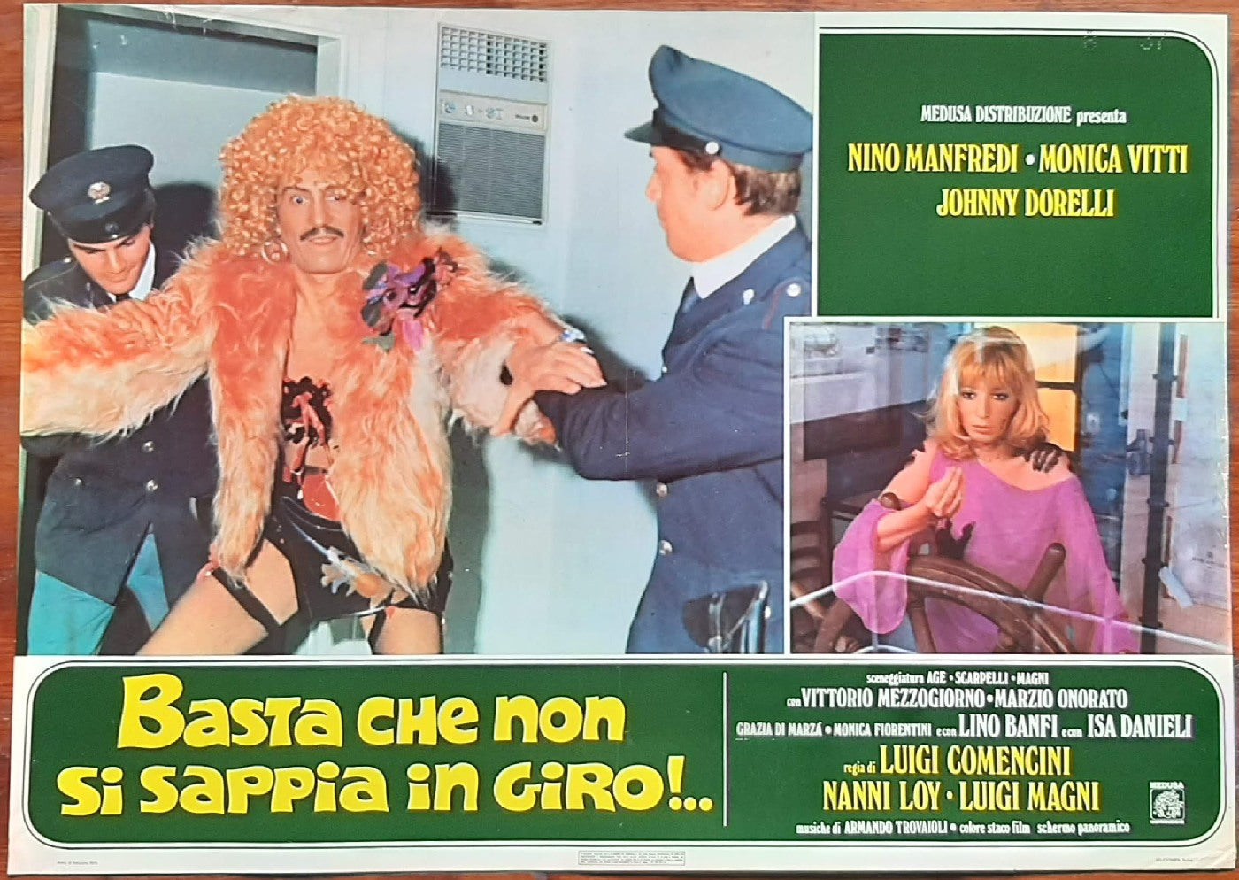 Basta che non si sappia in giro! (1976) di Comencini, Loy, Magni con Nino Manfredi, Monica Vitti, Johnny Dorelli e-collecta