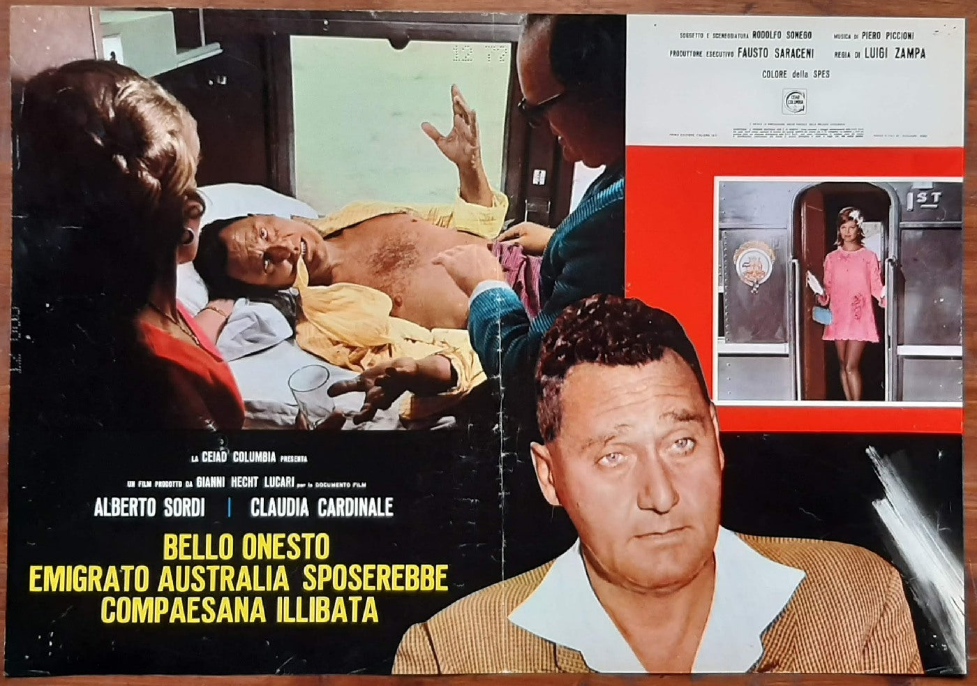 Bello onesto emigrato Australia sposerebbe compaesana illibata, 1971, di Luigi Zampa con Alberto Sordi e-collecta