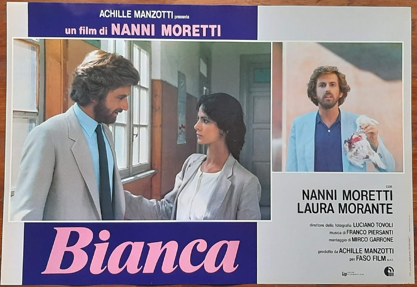 Bianca (1983) di Nanni Moretti con Nanni Moretti, Laura Morante, Roberto Vezzosi e-collecta