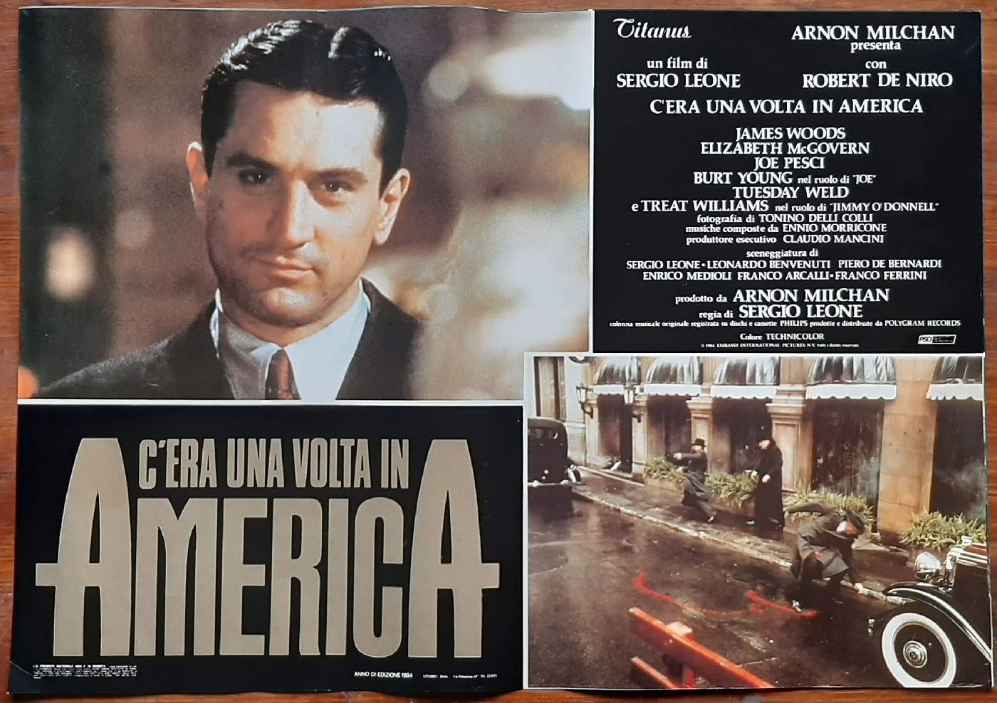 C'ERA UNA VOLTA IN AMERICA Once Upon a Time in America (1984) di SERGIO LEONE con ROBERT DE NIRO, JAMES WOOD e-collecta