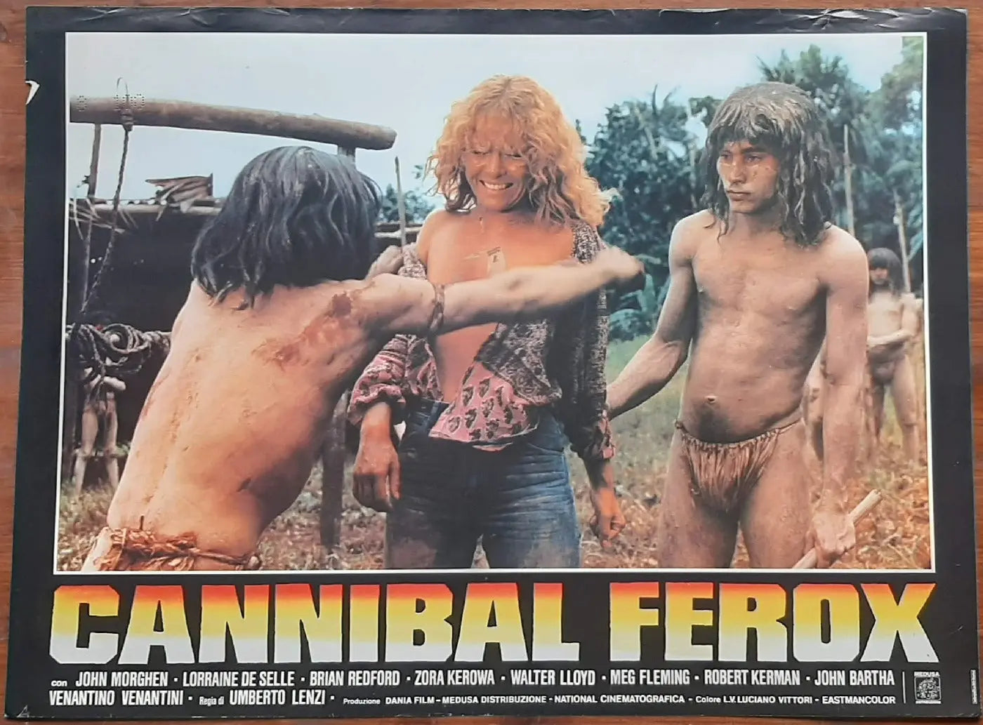 CANNIBAL FEROX (1981) di Umberto Lenzi con Giovanni Lombardo Radice, Lorraine De Selle, Danilo Mattei e-collecta