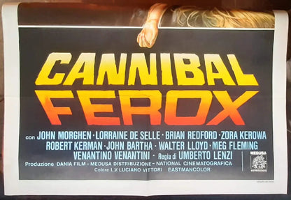 CANNIBAL FEROX (1981) di Umberto Lenzi con Giovanni Lombardo Radice, Lorraine De Selle, Danilo Mattei e-collecta