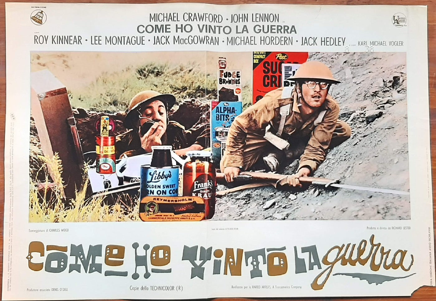 Come ho vinto la guerra, How I Won the War (1967) Richard Lester con John Lennon, Michael Crawford, Roy Kinnear e-collecta