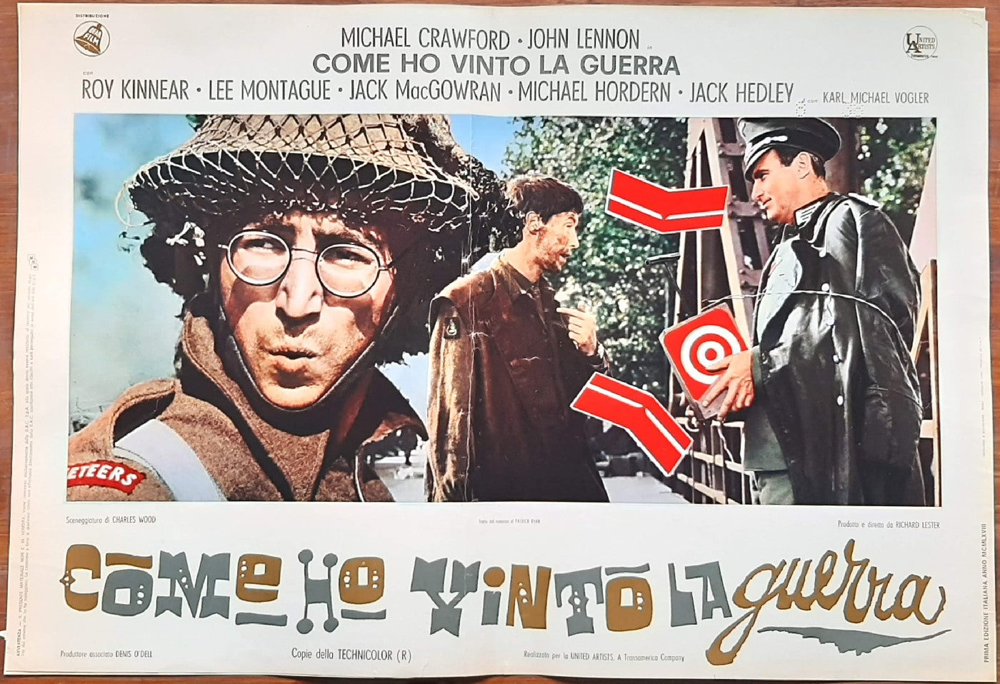 Come ho vinto la guerra, How I Won the War (1967) Richard Lester con John Lennon, Michael Crawford, Roy Kinnear e-collecta