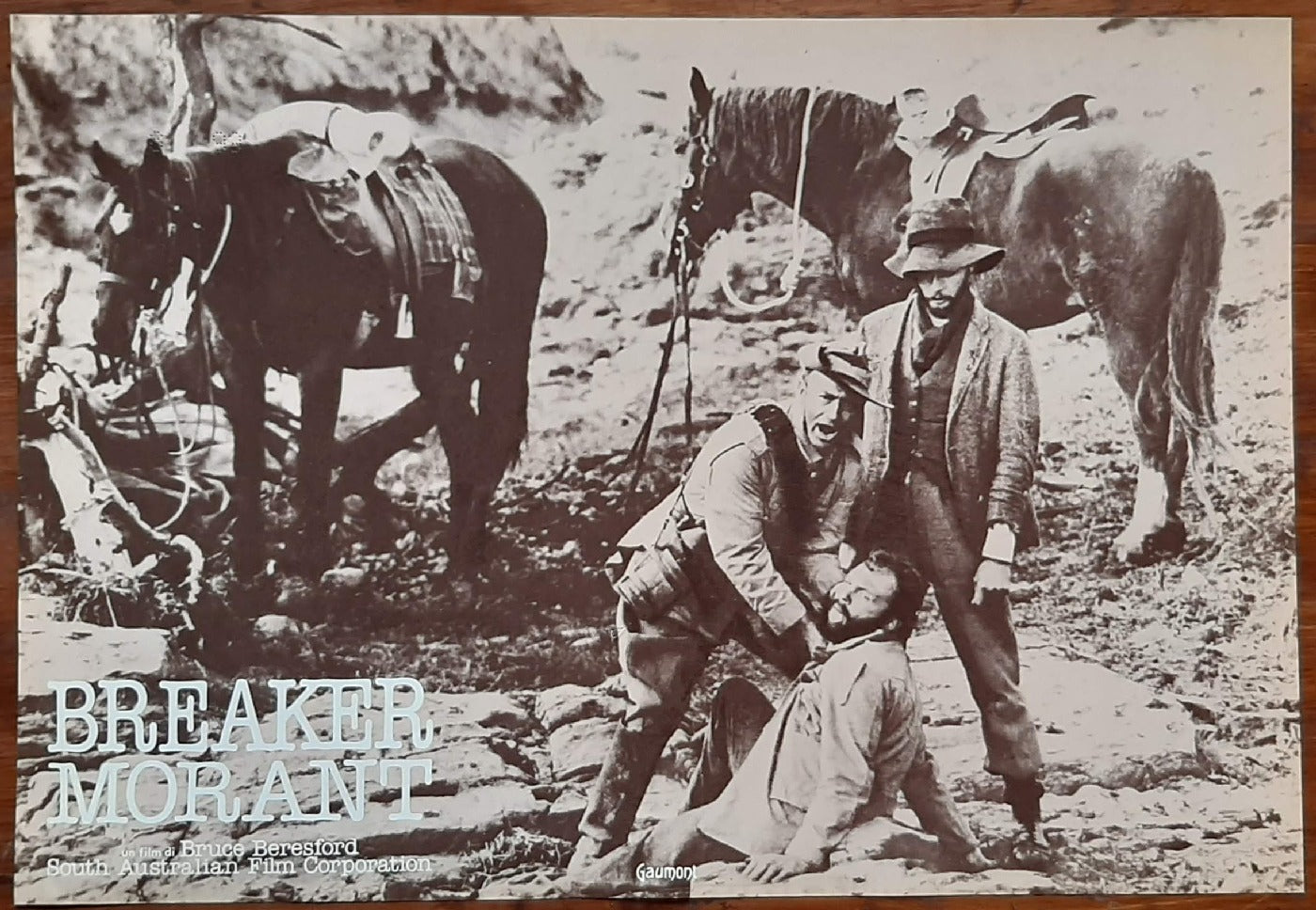 ESECUZIONE DI UN EROE Breaker Morant (1980) di Bruce Beresford con  Edward Woodward, Jack Thompson, John Waters e-collecta
