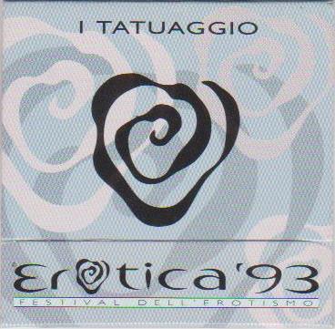 Erotica '93 Bologna, Salone dell'Erotismo - Tatuaggio trasferibile del logo di Erotica e-collecta
