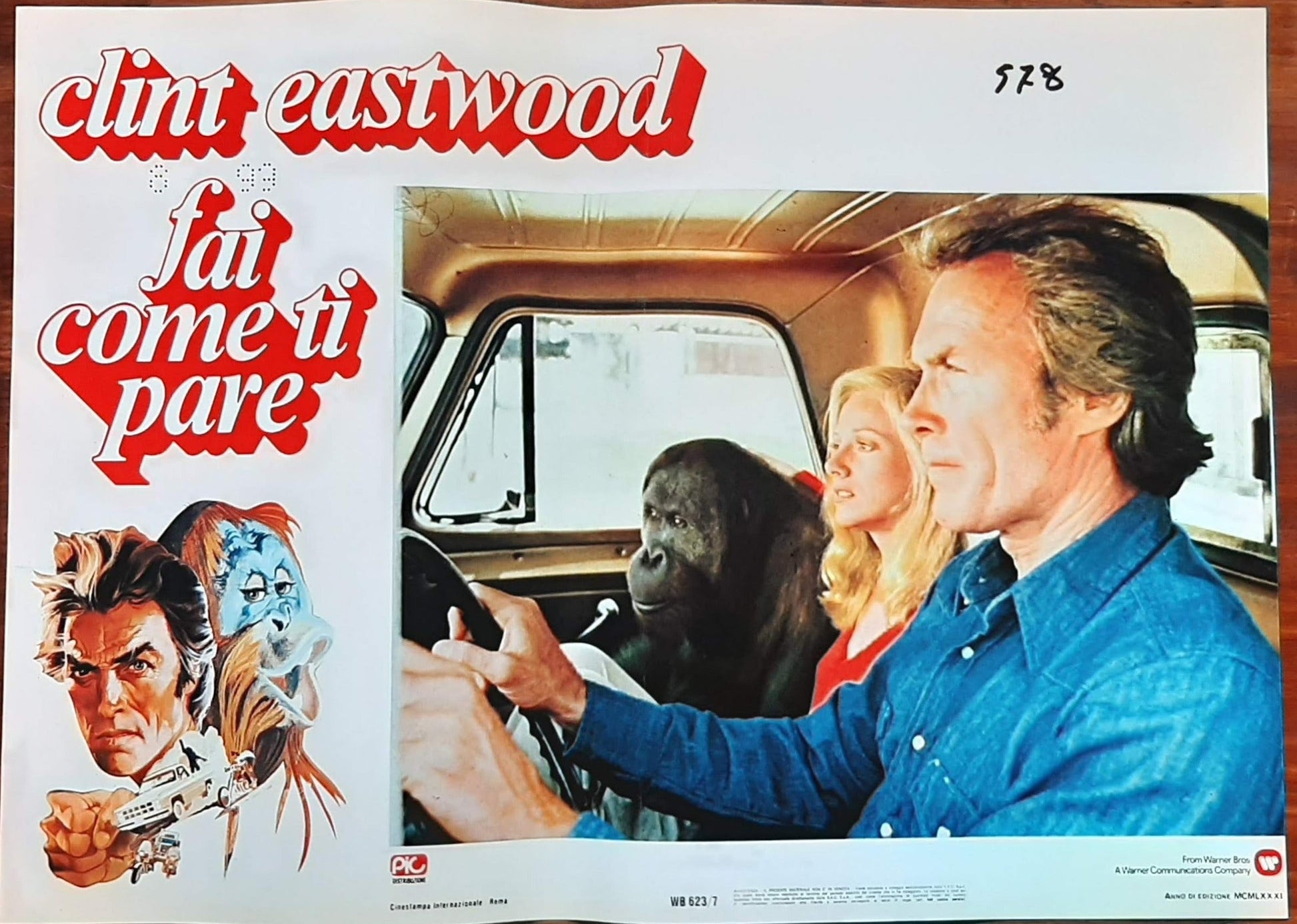 Fai come ti pare, Any Which Way You Can 1980 Buddy Van Horn con Clint Eastwood, Sondra Locke, Geoffrey Lewis e-collecta