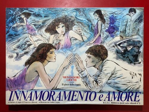 Gioco da Tavolo Innamoramento e amore illustrato da Guido Crepax, Mondadori Giochi 1979 e-collecta