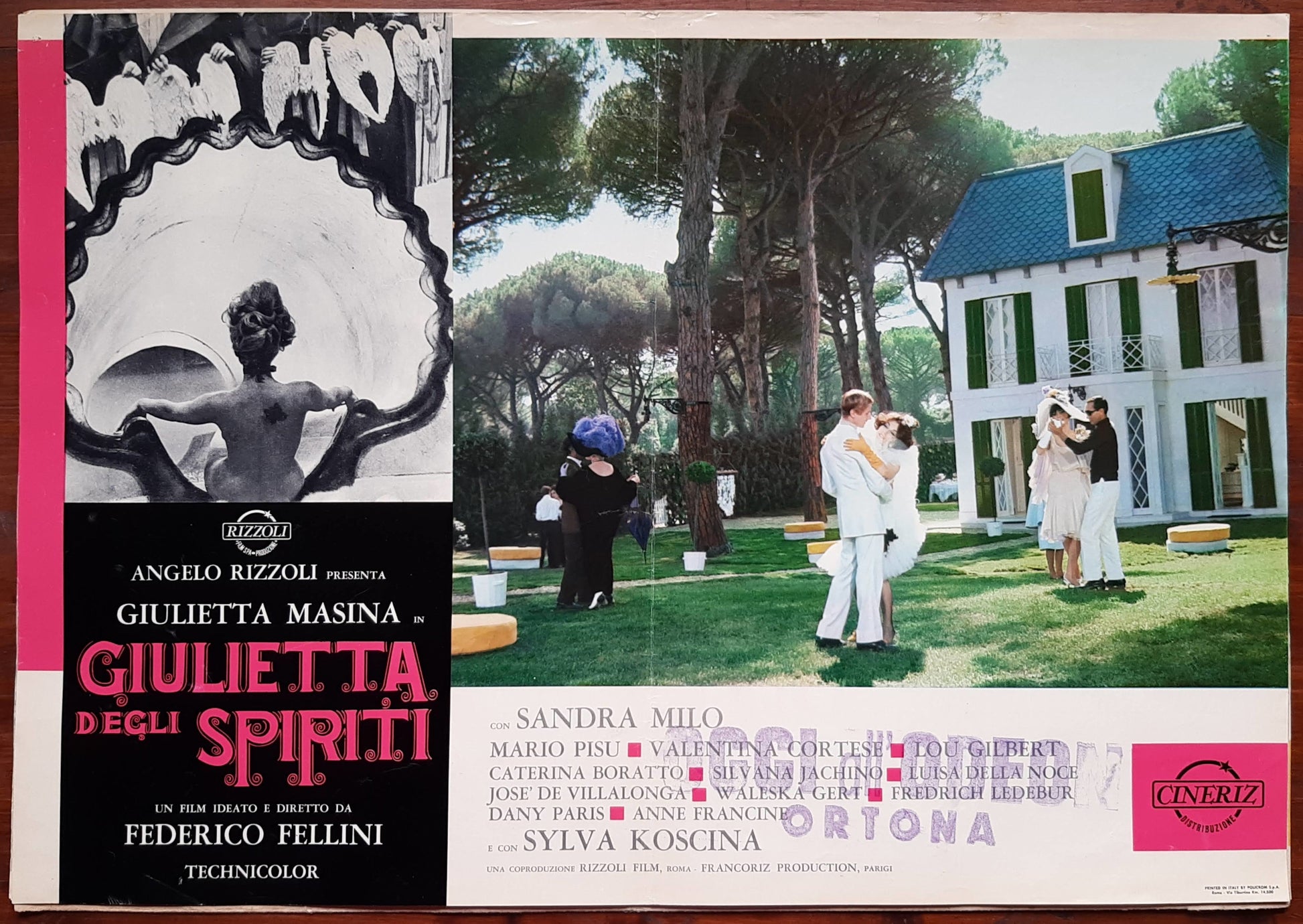 Giulietta degli spiriti, Juliet of the Spirits 1965, Federico Fellini con Giulietta Masina, Sandra Milo, Mario Pisu e-collecta