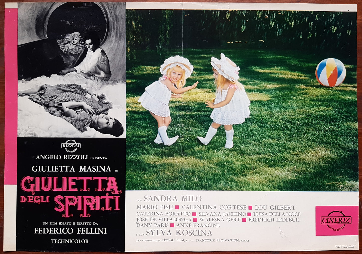 Giulietta degli spiriti, Juliet of the Spirits 1965, Federico Fellini con Giulietta Masina, Sandra Milo, Mario Pisu e-collecta