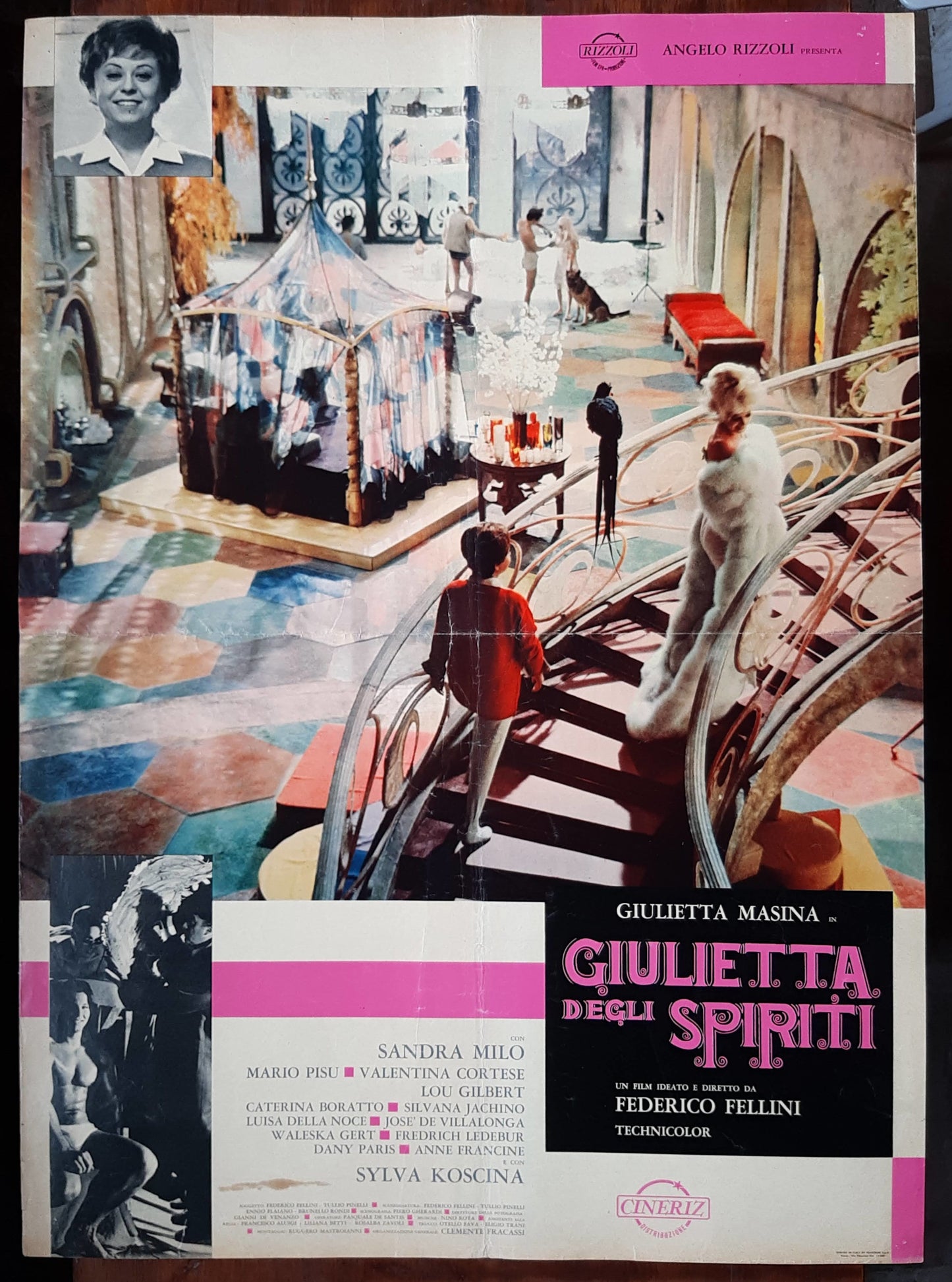Giulietta degli spiriti, Juliet of the Spirits 1965, Federico Fellini con Giulietta Masina, Sandra Milo, Mario Pisu e-collecta