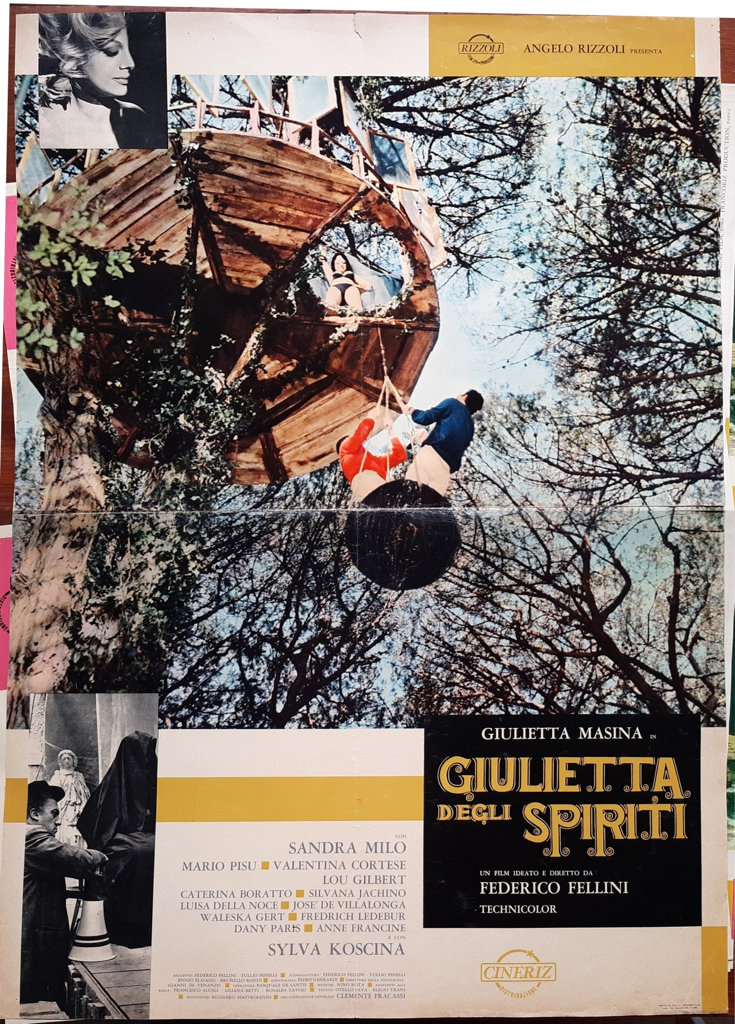 Giulietta degli spiriti, Juliet of the Spirits 1965, Federico Fellini con Giulietta Masina, Sandra Milo, Mario Pisu e-collecta