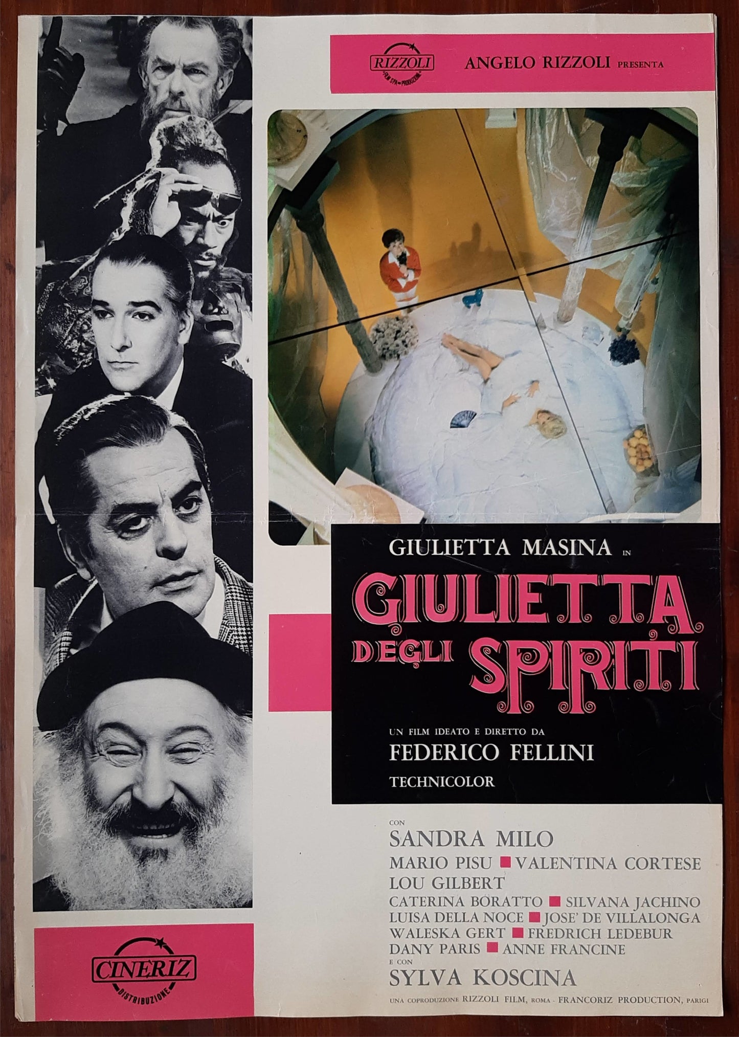 Giulietta degli spiriti, Juliet of the Spirits 1965, Federico Fellini con Giulietta Masina, Sandra Milo, Mario Pisu e-collecta