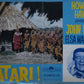 Hatari! 1962, Howard Hawks con John Wayne, Elsa Martinelli, Hardy Krüger e-collecta