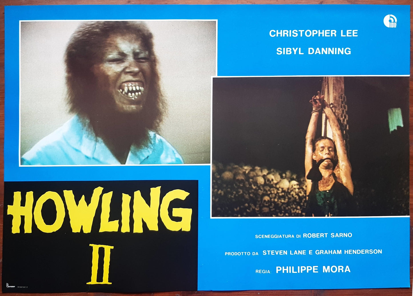 Howling II, L'ululato 1985 Philippe Mora con  Christopher Lee, Annie McEnroe, Reb Brown e-collecta