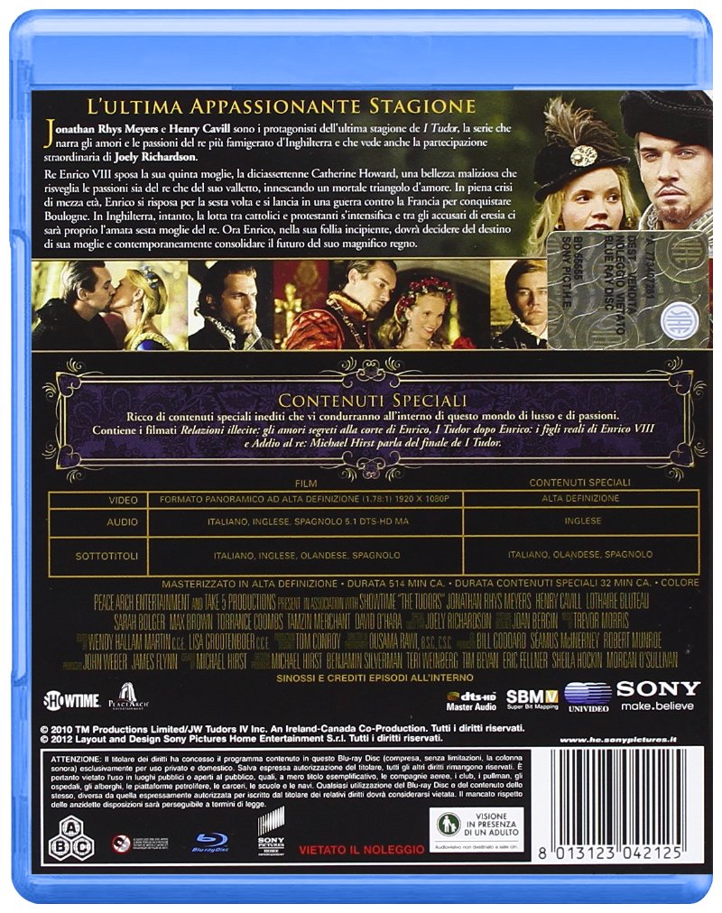 I Tudor Stg.4 (Box 3 Br) [blu_ray] [2012] e-collecta