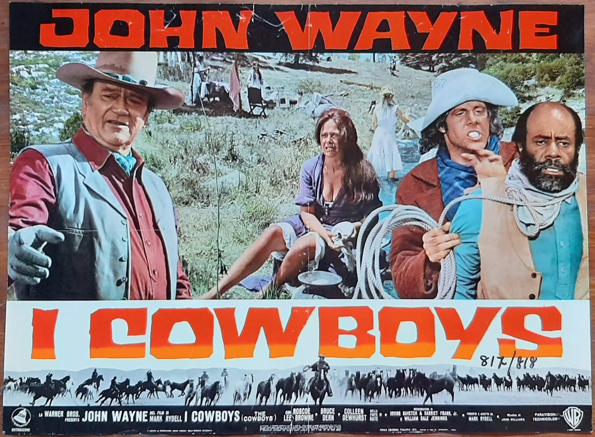 I cowboys, The Cowboys (1972) Mark Rydell con John Wayne, Roscoe Lee Browne, Bruce Dern e-collecta