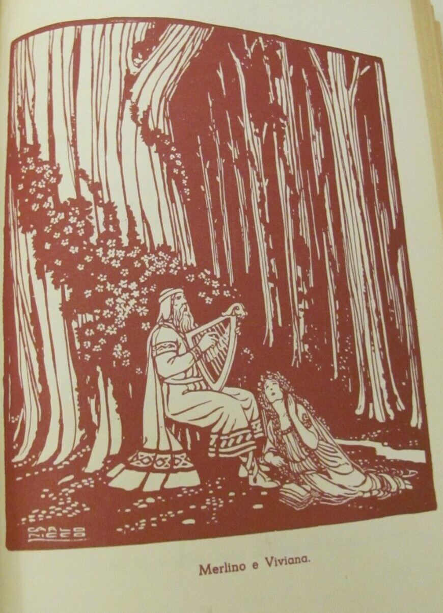 Il cavaliere del Graal, Umberto Gozzano, Carlo Nicco, Paravia, 1928 e-collecta