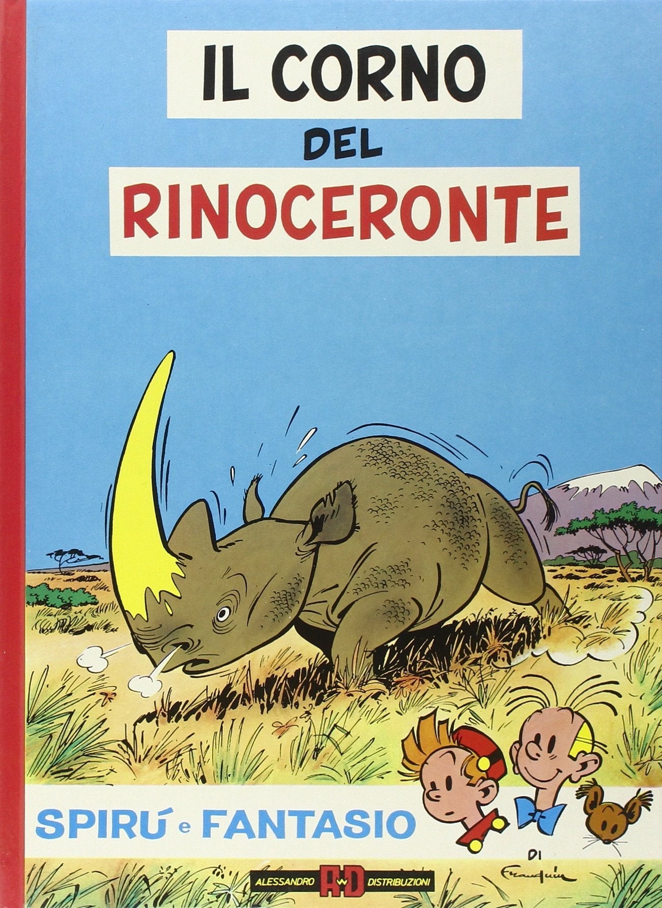 Il corno del rinoceronte, Franquin e-collecta