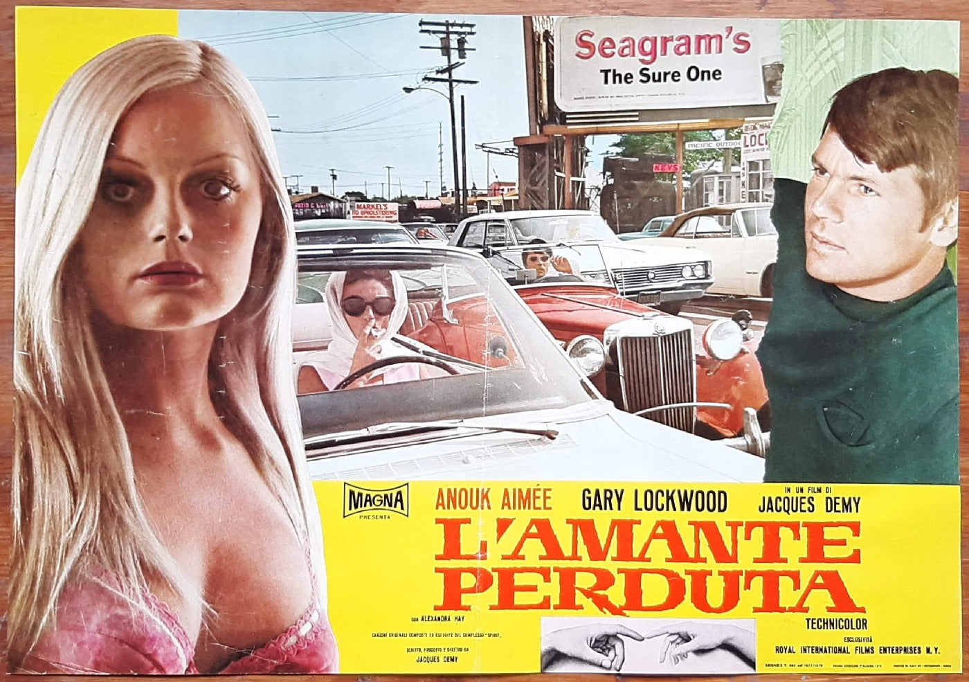 L'AMANTE PERDUTA Model Shop (1969) di Jacques Demy con Anouk Aimée, Gary Lockwood, Alexandra Hay e-collecta