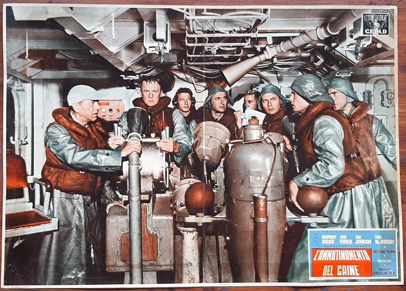 L'ammutinamento del Caine, The Caine Mutiny (1954) di Edward Dmytryk con Humphrey Bogart, José Ferrer, Van Johnson e-collecta