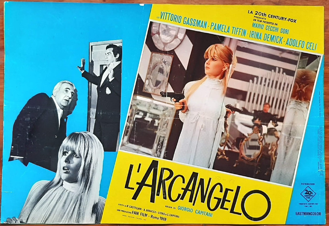L'arcangelo (1969) di Giorgio Capitani con Vittorio Gassman, Pamela Tiffin, Irina Demick e-collecta