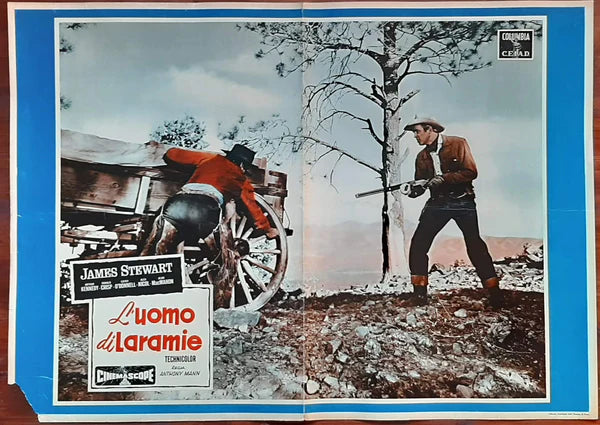 L'uomo di Laramie, The Man from Laramie, 1955, Anthony Mann con James Stewart, Arthur Kennedy, Donald Crisp e-collecta
