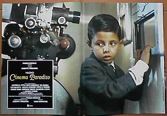 NUOVO CINEMA PARADISO (1988) di Giuseppe Tornatore con Philippe Noiret, Jaques Perrin e-collecta