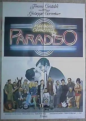 NUOVO CINEMA PARADISO (1988) di Giuseppe Tornatore con Philippe Noiret, Jaques Perrin e-collecta