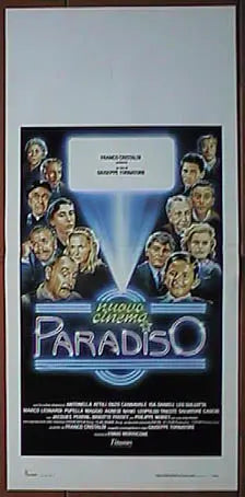 NUOVO CINEMA PARADISO (1988) di Giuseppe Tornatore con Philippe Noiret, Jaques Perrin e-collecta