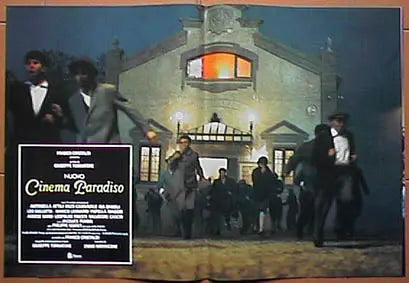 NUOVO CINEMA PARADISO (1988) di Giuseppe Tornatore con Philippe Noiret, Jaques Perrin e-collecta