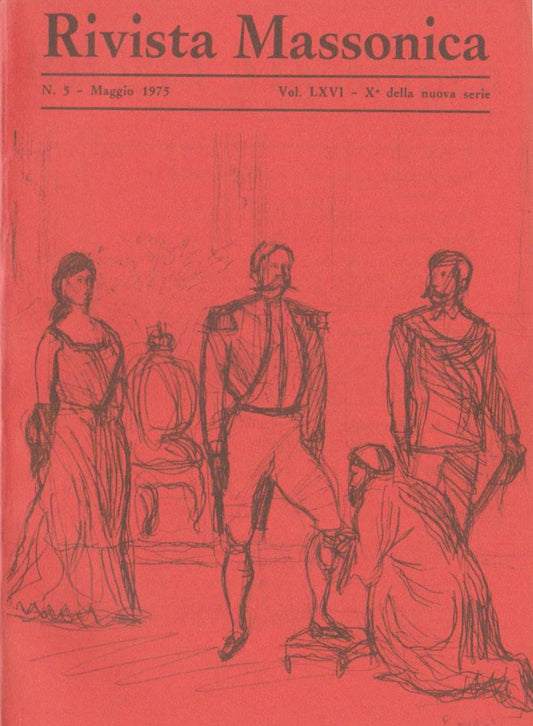 Rivista Massonica - 1975 - n. 5 - maggio - Vol. LXVI - X della nuova serie - Editore Erasmo e-collecta