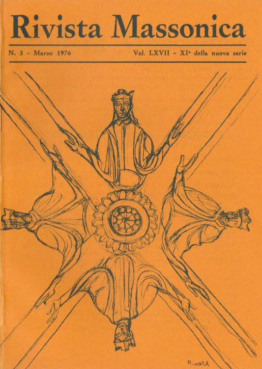 Rivista Massonica - 1976 - n. 3 - marzo - Vol. LXVII- XI della nuova serie - Editore Erasmo e-collecta