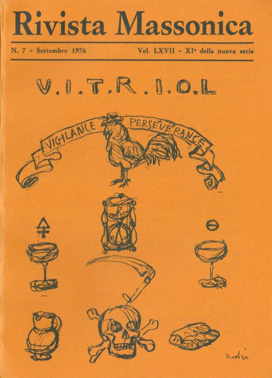 Rivista Massonica - 1976 - n. 7 - settembre - Vol. LXVII - XI della nuova serie - Editore Erasmo e-collecta