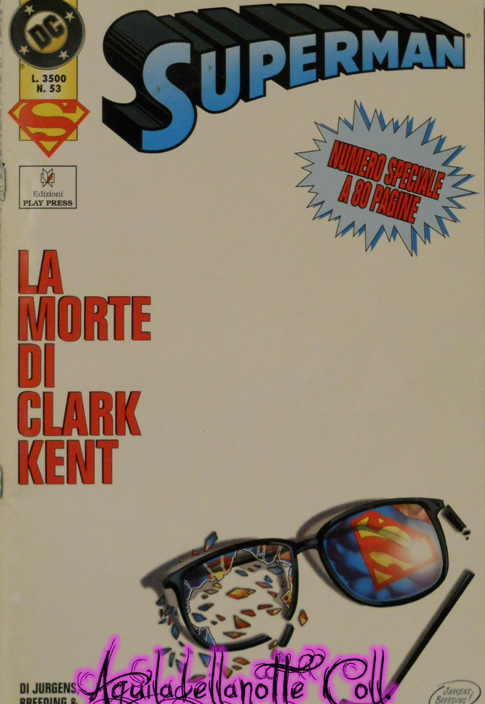 Superman, DC Comics, La morte di Clark Kent e-collecta