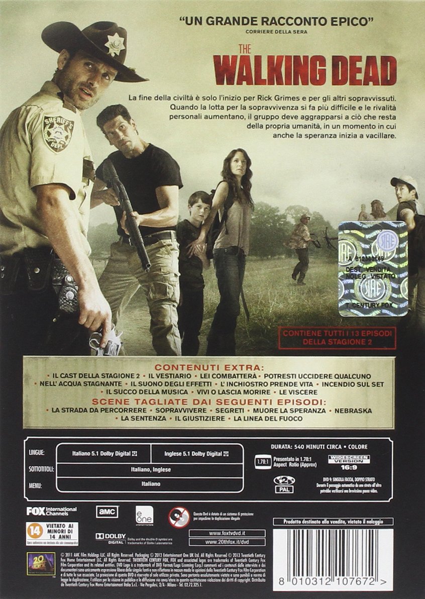 The walking dead Stagione 02 - 4 DVD e-collecta
