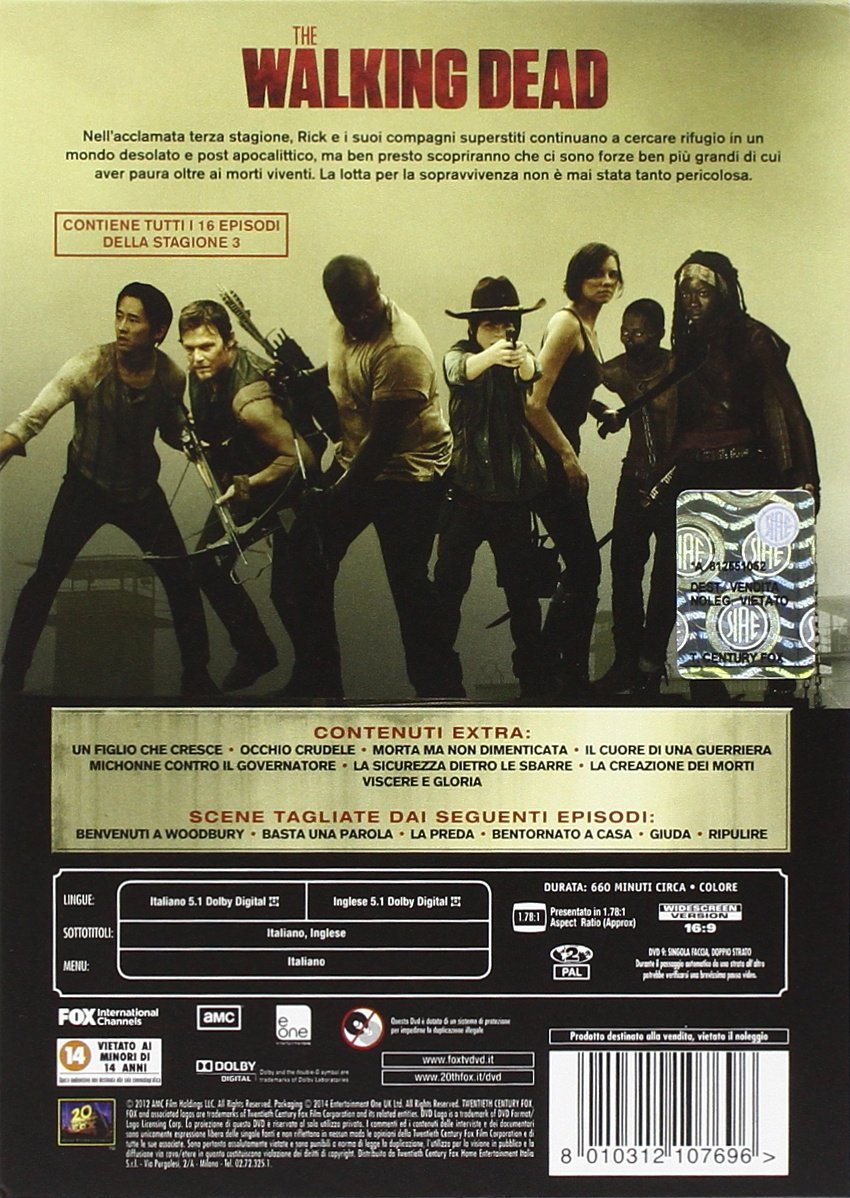 The walking dead Stagione 03 - 4 DVD e-collecta